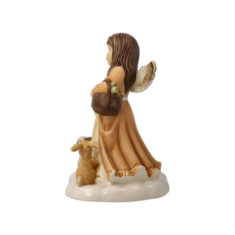 Goebel - Kerst | Decoratief beeld / figuur Engel Grappige knuffelvrienden | Aardewerk - 15cm