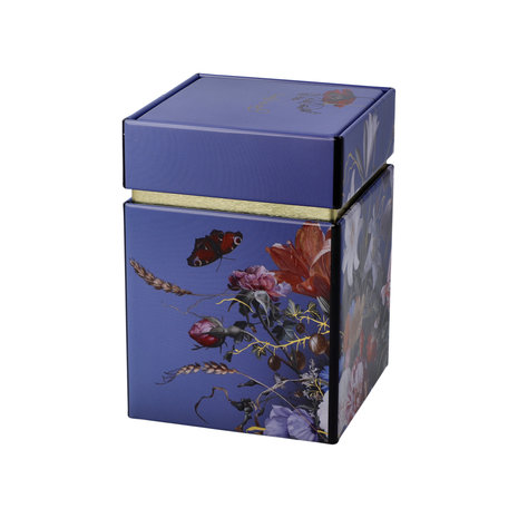  Goebel - Jan Davidsz de Heem | Boîte à thé Fleurs d'été | Métal, 11cm, boîte de rangement