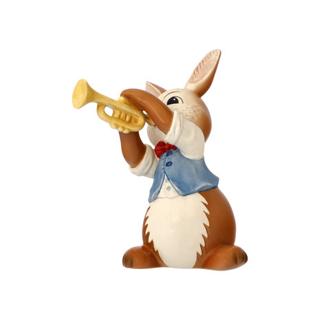 Goebel - Easter | Decorative statue / figure Haas Trumpet Solo | Pottery - 15cm