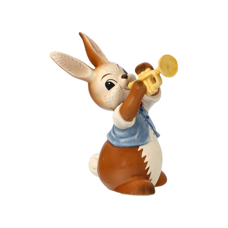 Goebel - Easter | Decorative statue / figure Haas Trumpet Solo | Pottery - 15cm