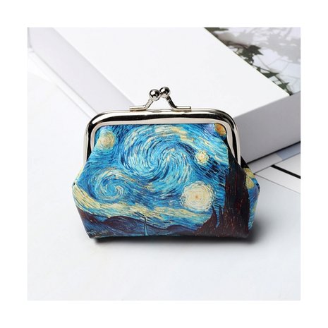 Niederländische Meister Brieftasche Mini Die Sternennacht Vincent van Gogh