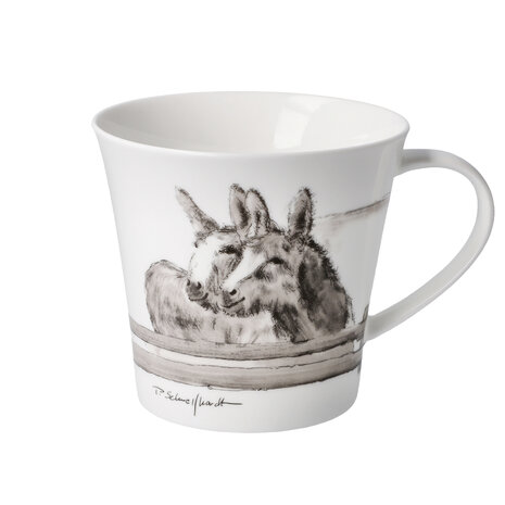 Goebel - Peter Schnellhardt | Coffee / Tea Mug Happy Guys | Cup - porcelain - 350ml