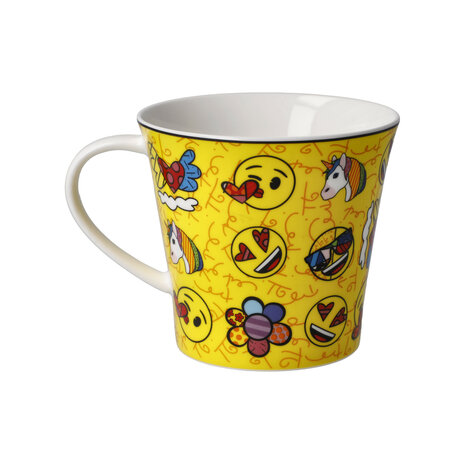 Goebel - Emoji by BRITTO | Mug - Coffee/Tea Cup Summer Feelings | Porcelain - 350ml