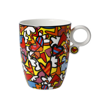 Goebel - Romero Britto | Coffee / Tea Mug All We Need is Love | Cup - porcelain - 400ml