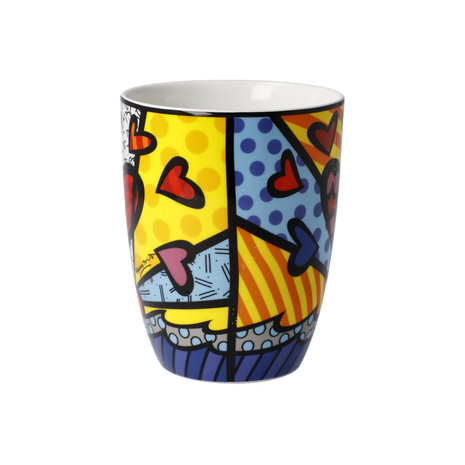 Goebel - Romero Britto | Tasse à café/thé Un nouveau jour | Gobelet - porcelaine - 400ml