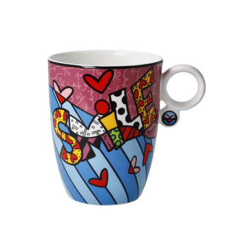 Goebel - Romero Britto | Coffee / Tea Mug Smile | Cup - porcelain - 400ml