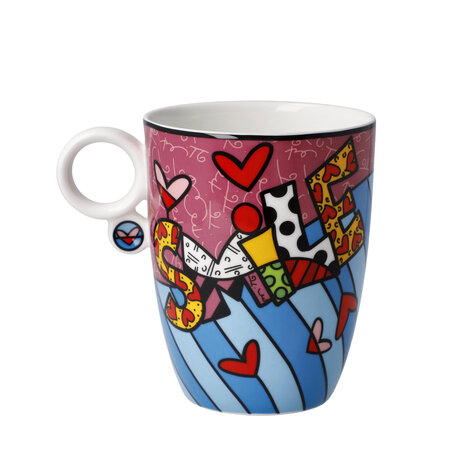 Goebel - Romero Britto | Coffee / Tea Mug Smile | Cup - porcelain - 400ml