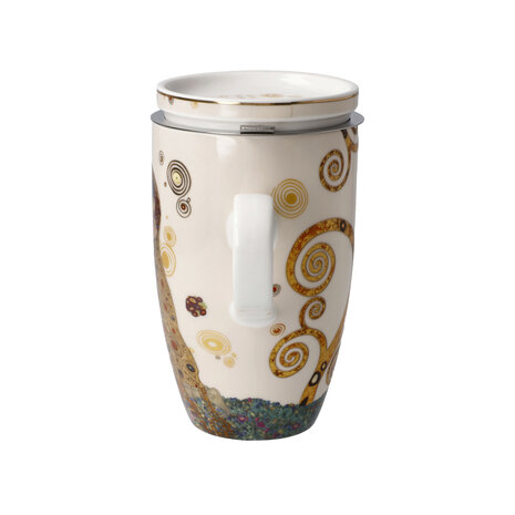 Goebel - Gustav Klimt | Tea Mug The Kiss | Cup - porcelain - 450ml - with real gold