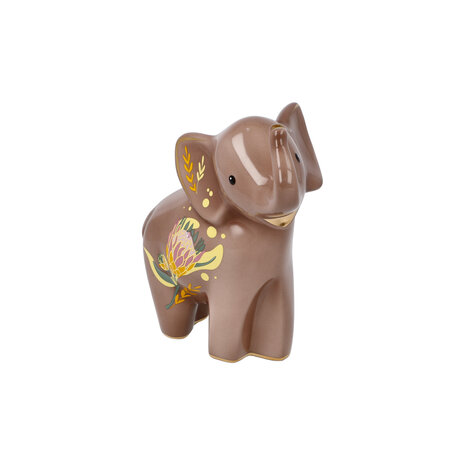 Goebel - Elephant | Decoratief beeld / figuur Kiombo | Porselein - 15cm - olifant