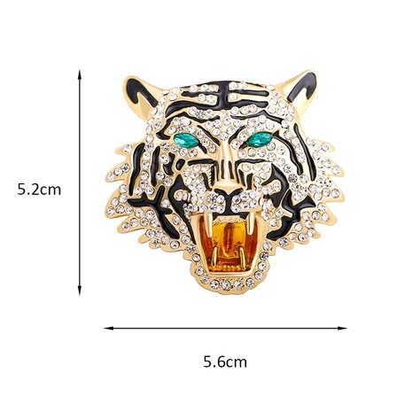 Brooch 004 Tiger head