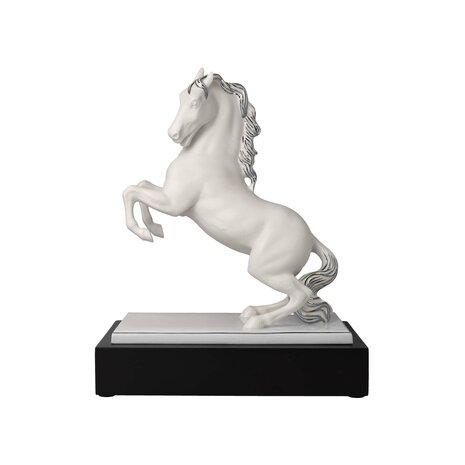 Goebel - Studio 8 | Decoratief beeld / figuur Paard | Porselein - 31cm - met platina