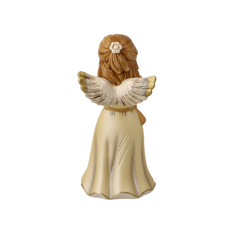 Goebel - Christmas | Decorative statue / figure Angel make a wish II | Pottery - 15cm