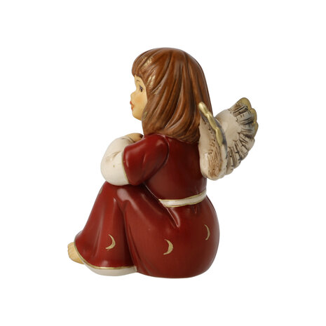 Goebel - Kerst | Decoratief beeld / figuur Dromerige kleine engel | Aardewerk - 10cm