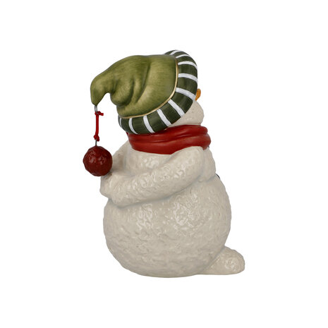 Goebel - Noël | Statue / personnage décoratif Bonhomme de neige Mon chapeau préféré | Poterie - 11cm