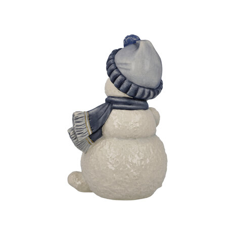 Goebel - Noël | Image / figurine décorative Bonhomme de neige Mon flocon de neige | Poterie - 11cm