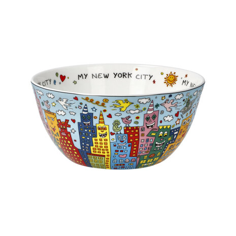 Goebel-James Rizzi | Viens ma journée à New York | Plat - 15 cm - porcelaine