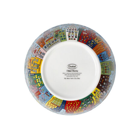 Goebel - James Rizzi | Come My New York City Day | Dish - 15 cm - porcelain