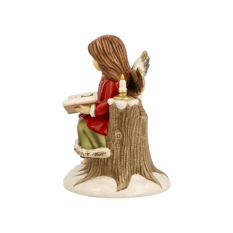 Goebel - Noël | Statue / figurine décorative Ange Petit conte de Noël | Poterie - 14cm