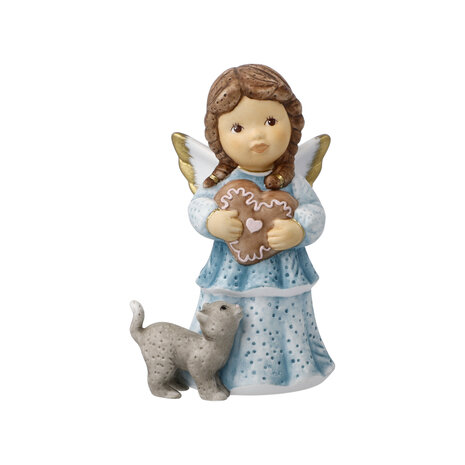 Goebel - Nina & Marco | Statue / figurine décorative Ange Chaleureux câlins | Porcelaine - 10cm