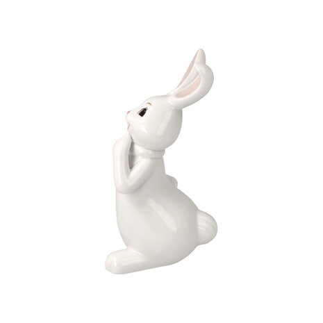 Goebel - Easter | Decorative statue / figure Hare Snow White - Sweet Moments | Porcelain - 15cm
