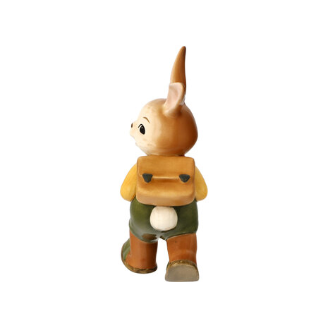 Goebel - Easter | Decorative statue / figure Hare To school | Pottery - 12cm - Easter Bunny