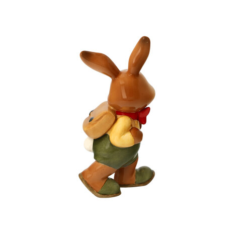 Goebel - Easter | Decorative statue / figure Hare To school | Pottery - 12cm - Easter Bunny