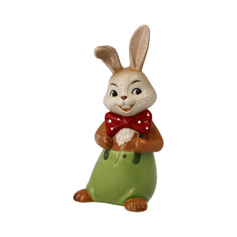 Goebel - Easter | Decorative statue / figure Hare Naughty boy | Pottery - 12cm - Easter bunny
