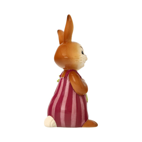 Goebel - Easter | Decorative statue / figure Hare Don't forget me | Pottery - 12cm - Easter Bunny