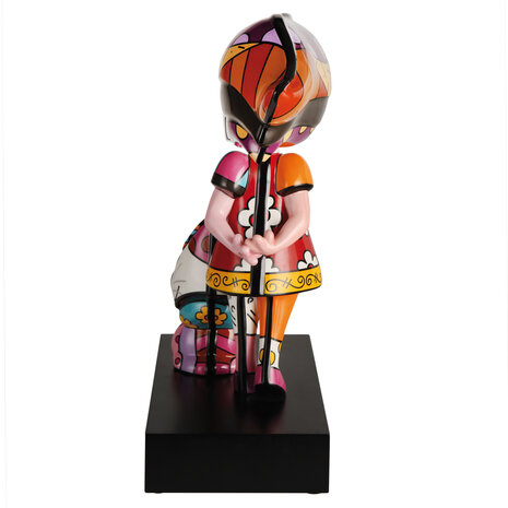 Goebel - Romero Britto | Statue / personnage décoratif Mon bel ami | Porcelaine - Pop Art - 47cm - Edition Limitée