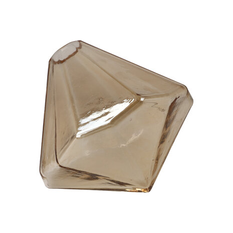Goebel - Accessories | Vase Diamond Shiny Sand 14 | Glass - 14cm