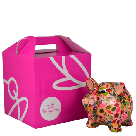 Pomme Pidou Piggy Bank Rosie Medium 001 (18x15x15cm - Ceramic)