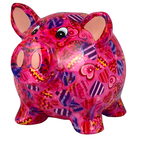 Pomme Pidou Piggy Bank Rosie Medium 005 (18x15x15cm - Ceramic)