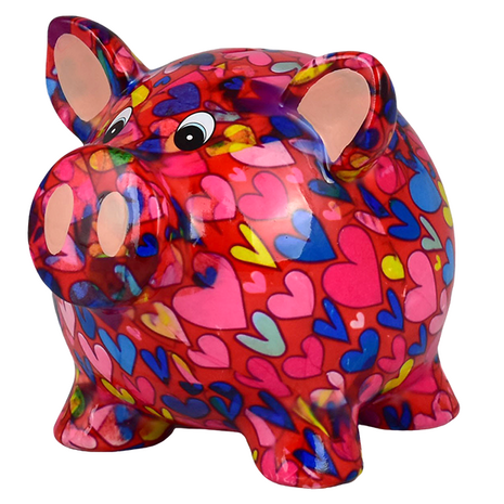 Pomme Pidou Piggy Bank Rosie Medium 006 (18x15x15cm - Ceramic)