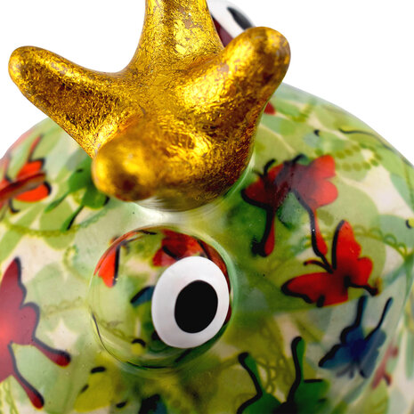 Pomme Pidou Froggy Savings Pot Freddy Medium Green 003 (17x17x15cm - Ceramic)
