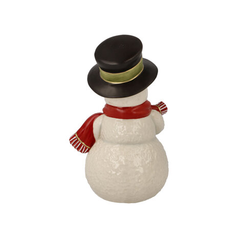 Goebel - Christmas | Decorative statue / figure Snowman Pair of Chirping Birds | Earthenware - 12cm