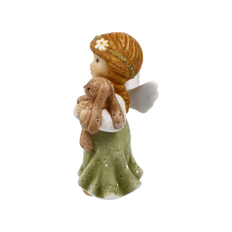 Goebel - Kerst | Decoratief beeld / figuur Engel Mijn knuffelvriend | Porselein - 8cm