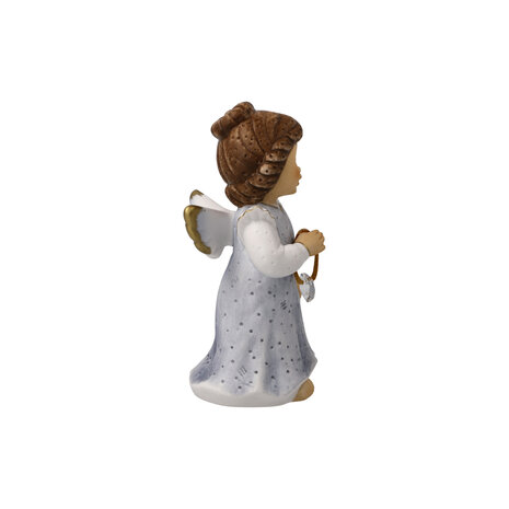 Goebel - Nina et Marco | Statue / figurine décorative Bougeoir ange - chérie | Porcelaine - 10cm
