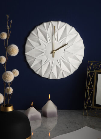 Goebel - Kaiser | Wall clock Polygono | Porcelain - 30cm