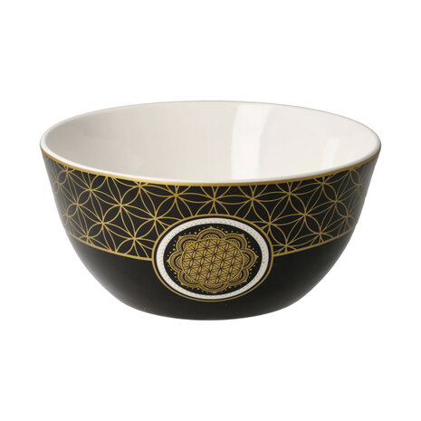 Goebel - Lotus | Bowl Yin Yang Black | Bowl - 15cm - porcelain