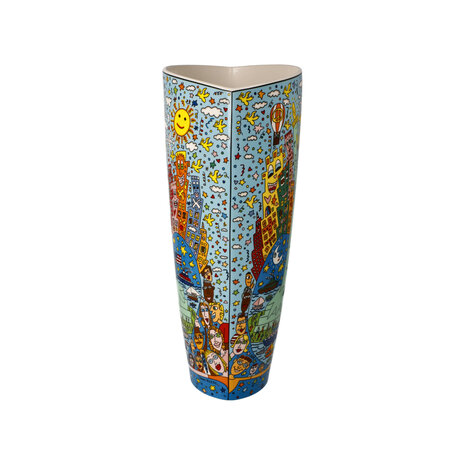 Goebel - James Rizzi | Vase The Big Apple is Big on Liberty | Porcelain - 28cm