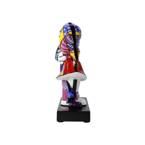 Goebel - Romero Britto | Statue / figurine décorative Swing 24 | Porcelaine - Pop Art - 24cm