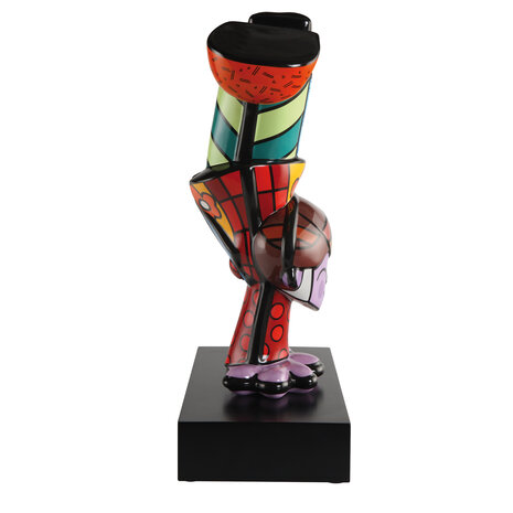 Goebel - Romero Britto | Statue / figurine décorative Dancing Boy 47 | Porcelaine - Pop Art - 47cm - Edition Limitée