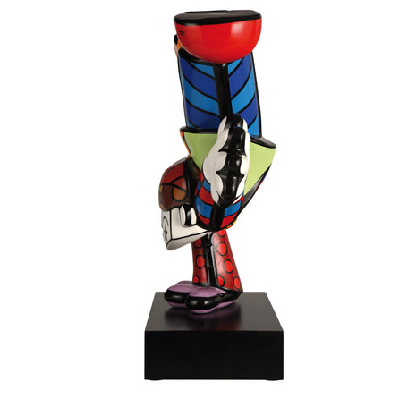 Goebel - Romero Britto | Decoratief beeld / figuur Dancing Boy 47 | Porselein - Pop Art - 47cm - Limited Edition
