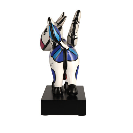 Goebel - Romero Britto | Statue / figurine décorative Vache Volante 37 | Porcelaine - 37cm - Edition Limitée