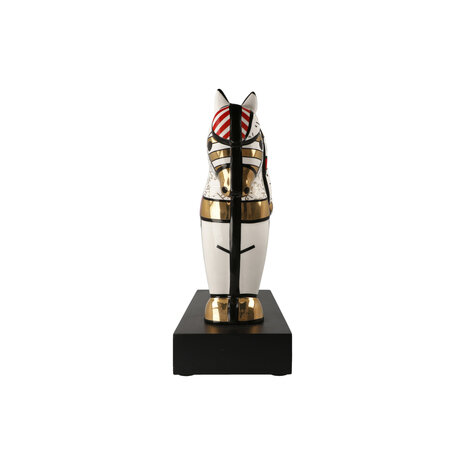 Goebel - Romero Britto | Statue / figurine décorative Danseuse Dorée 31 | Porcelaine - Pop Art - 31 cm - Édition limitée - avec de l'or véritable