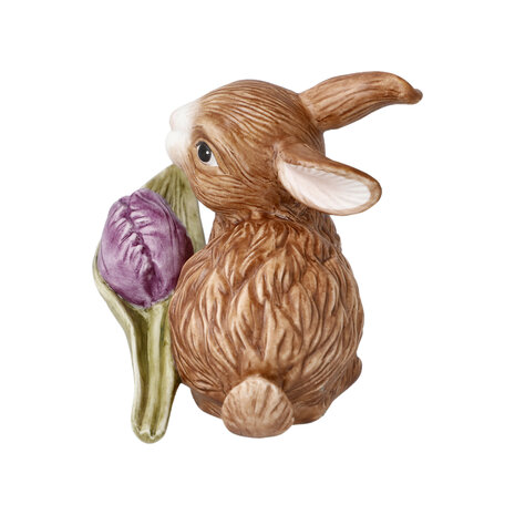 Goebel - Pâques | Statue / figurine décorative Lièvre - Lièvre annuel 2022 | Porcelaine - 8cm - Lapin de Pâques