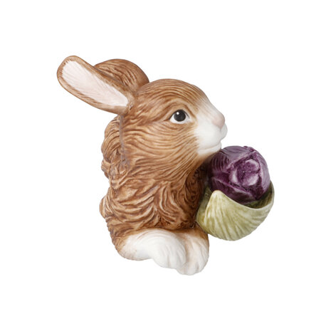 Goebel - Easter | Decorative statue / figure Hare - Annual Hare 2022 | Porcelain - 8cm - Easter bunny
