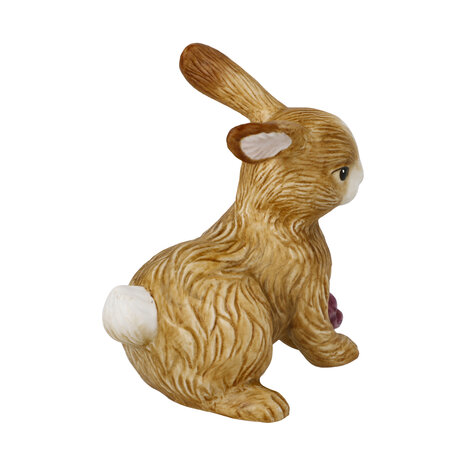 Goebel - Pâques | Statue / figurine décorative Lièvre - Lièvre annuel 2024 | Porcelaine - 9cm - Lapin de Pâques