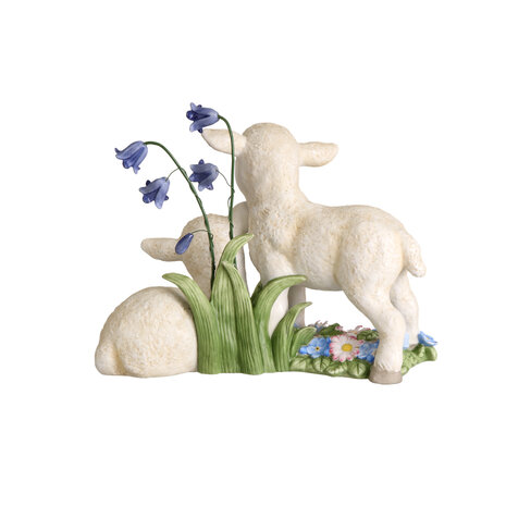 Goebel - Pâques | Statue / figurine décorative Mouton - Enfants du printemps | Porcelaine - 24cm - Edition Limitée