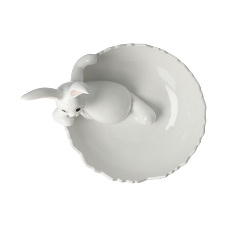 Goebel - Pasen | Decoratief beeld / figuur Haas Snow White - Sweets for my Sweet | Porselein - 20cm - 2024